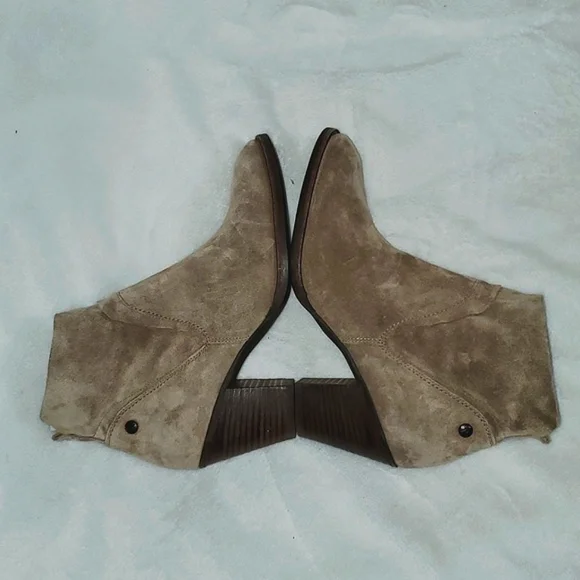 Paul Green Nora Hydro Suede Ankle Booties Size 6 - Picture 10 of 14